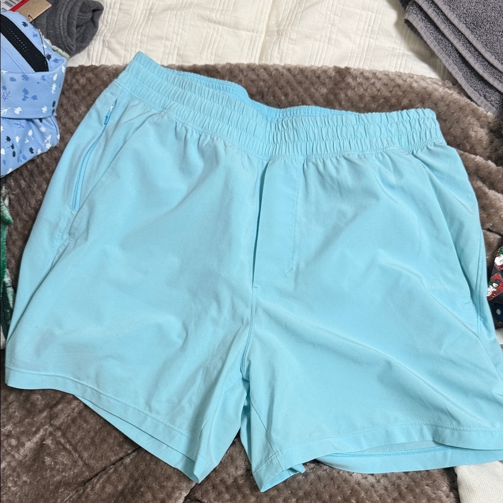 lululemon athletica Light Blue Athletic Shorts
